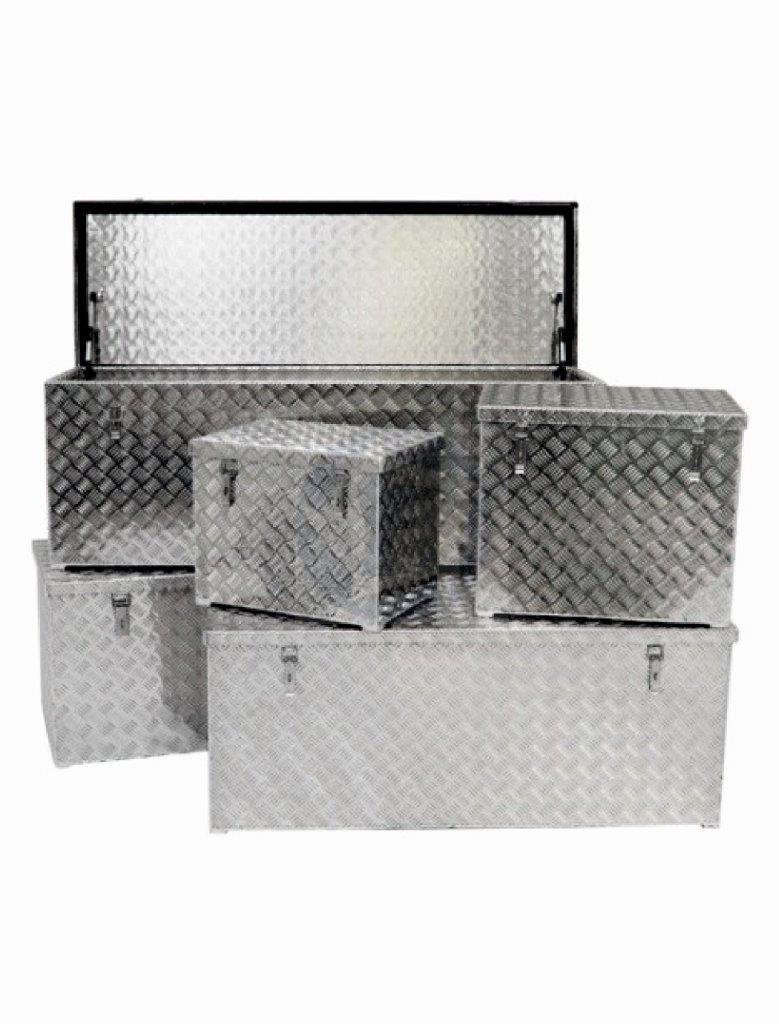 Hliníková transportná debna z ryhovaného plechu  - 250 l