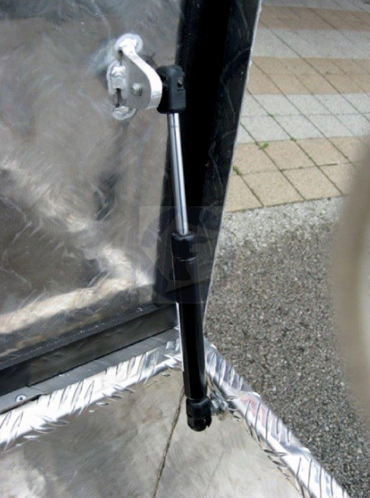 Hliníková transportná debna z ryhovaného plechu  - 250 l