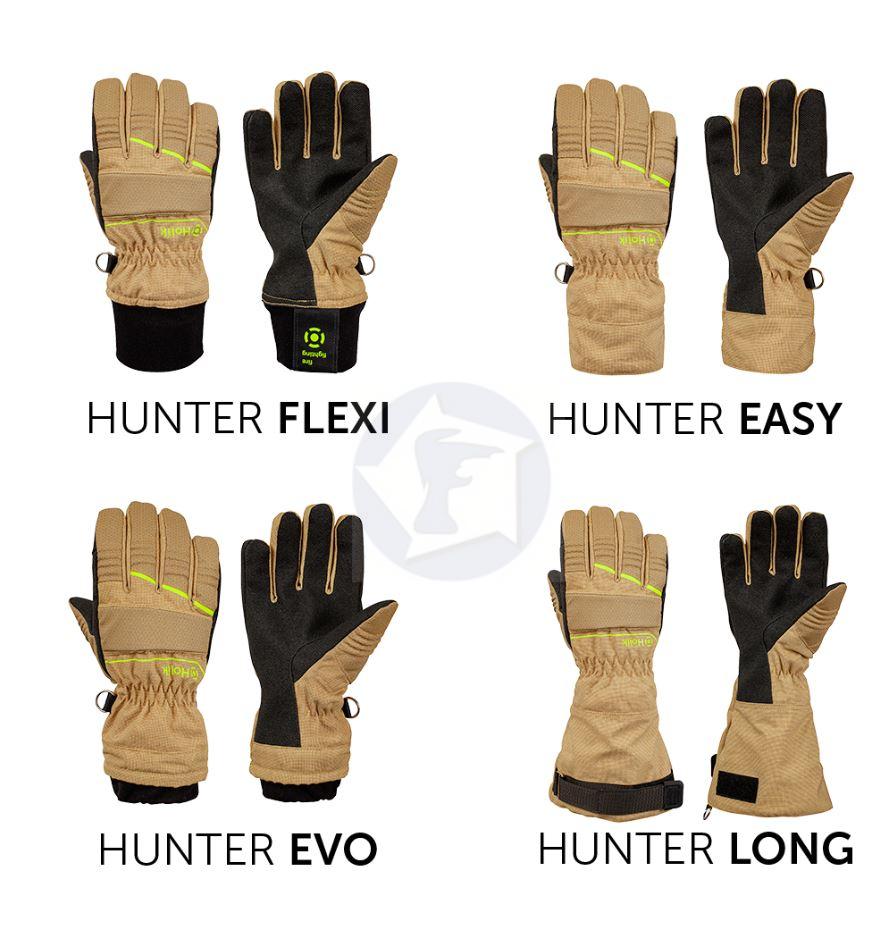 Zásahové rukavice HUNTER LONG 8113-04