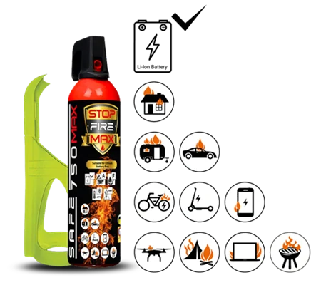SET Hasiaci sprej SAFE 750 MAX + držiak SAFE 75F
