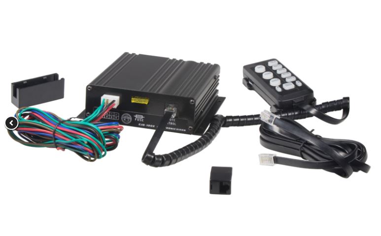 Profesionálny výstražný zvukový systém s mikrofónom, 100W, 12V, bez reproduktoru