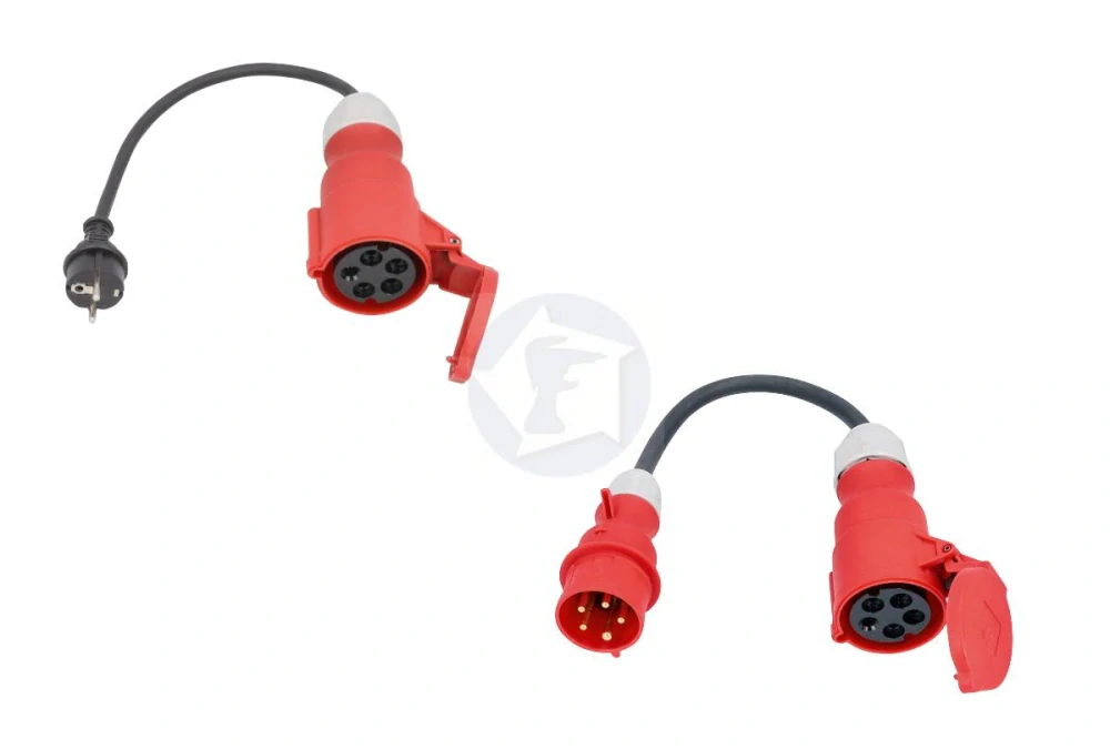 Mobilná nabíjačka pre elektromobily – adaptér set „Perfectly Happy“, Typ 2, 22 kW