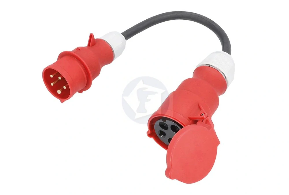 Adaptérový kábel E6 pre nabíjanie elektromobilov, CEE 16 A → 32 A, 11 kW