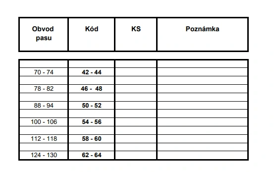 Kraťasy PS II s nápisom HASIČI