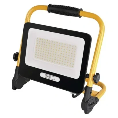 LED reflektor GLARO 100 W, žlto-čierny, IP65, 10 000 lm, neutrálna biela