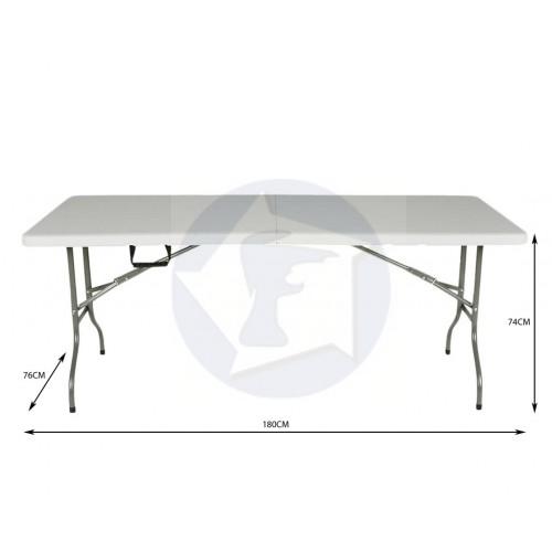 Rozkladací stolík 180x76x74 cm