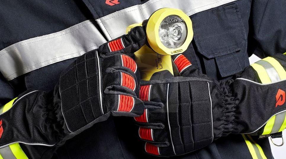 Zásahové rukavice Rosenbauer SAFE GRIP 3 s nápletom
