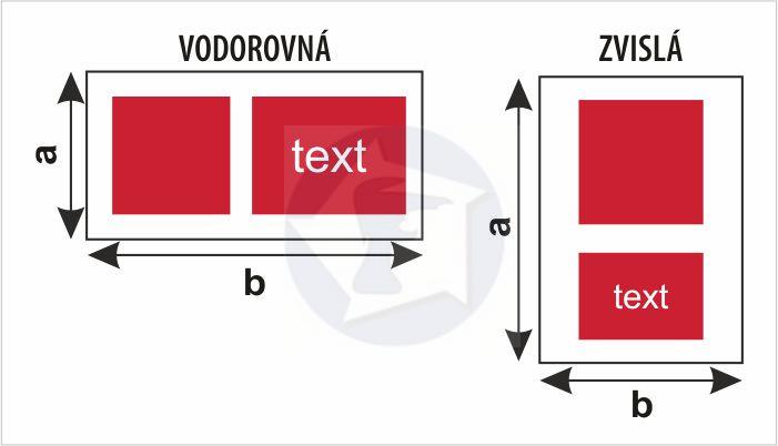 F 005P - kombinovaná značka
