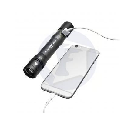 LED svietidlo Mactronic Sniper 3.3 USB nabíjateľný Praktik Set