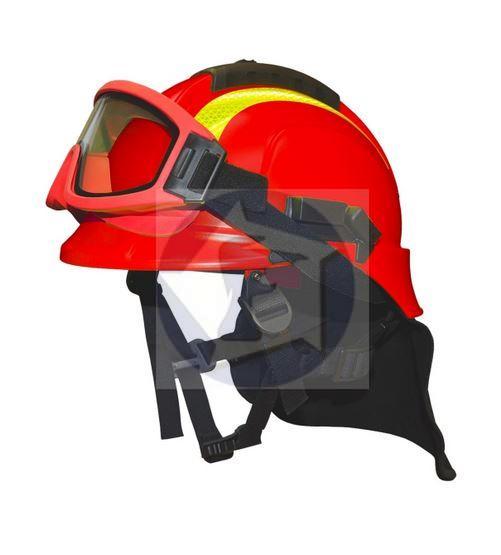 Zásahová prilba TYTAN MAX HTM 102 - s okuliarmi UNIVET RED 