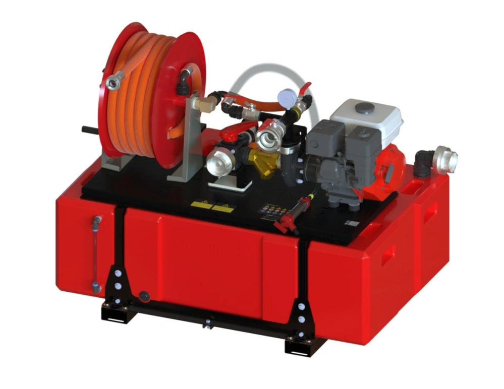 Vallfirest SKID UNIT UTV - nizkotlakový hasiaci systém pre štvorkolky HOnda GX H50/BH1/ / nádrž 150 l,280 l,320 l