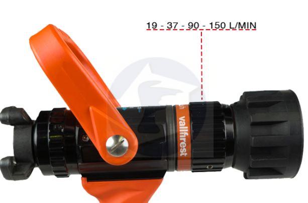 Zásahová prúdnica Vallfirest  SG 540 vft , D 25, spojka AL DIN