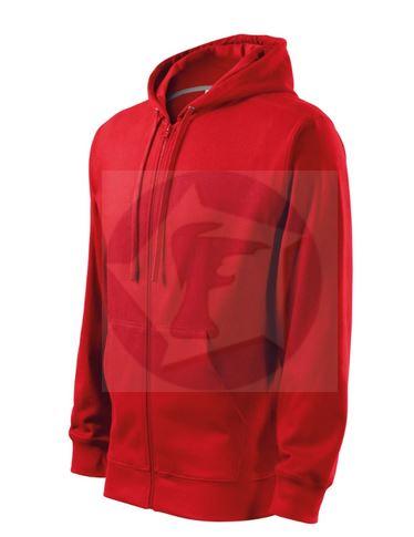 Pánska mikina TRENDY ZIPPER - červená