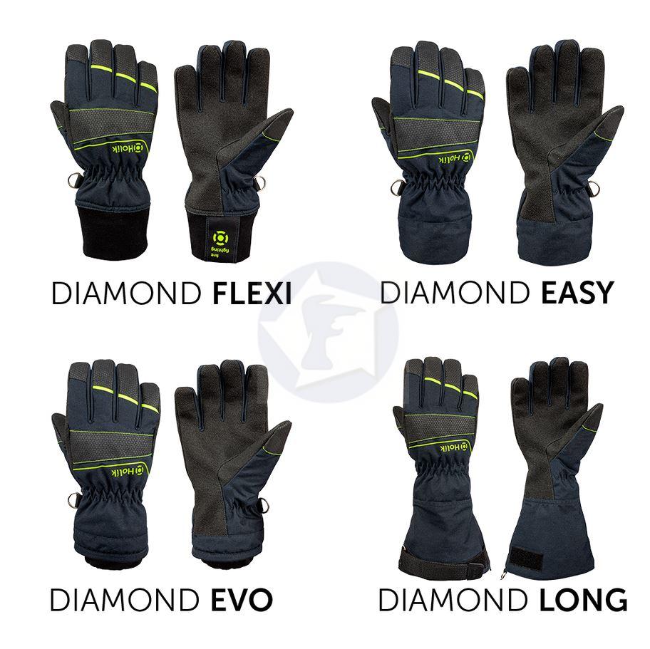 Hasičské zásahové rukavice DIAMOND Flexi 8111-01