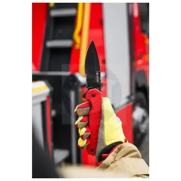 Záchranársky nôž Dönges PROFESSIONAL FIRE FIGHTER červená