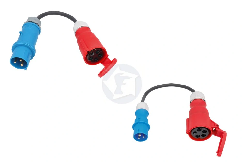 Mobilná nabíjačka pre elektromobily – adaptér set „Perfectly Happy“, Typ 2, 22 kW