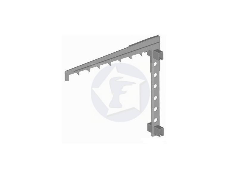 Rebrík hákový s titánovým hákom cez 2 priečky, vovarené púzdra