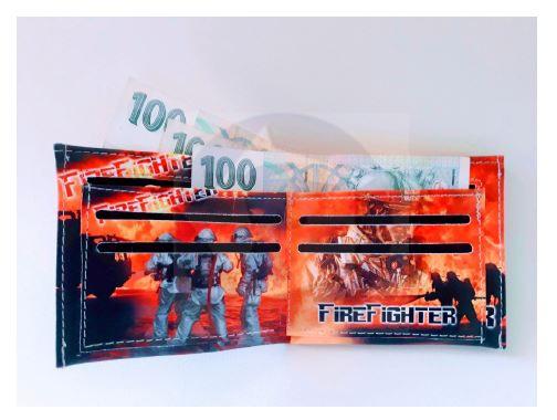 Peňaženka FIREFIGHTER s hasičom