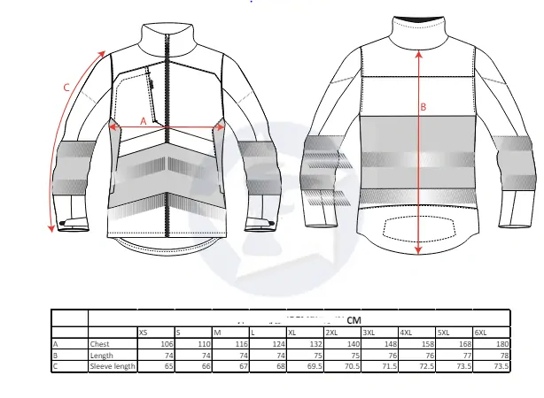 Softshel bunda Hi-Vis Trieda 1 
