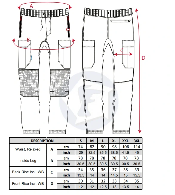 Nohavice Hi-Vis Flexi Triedy 1