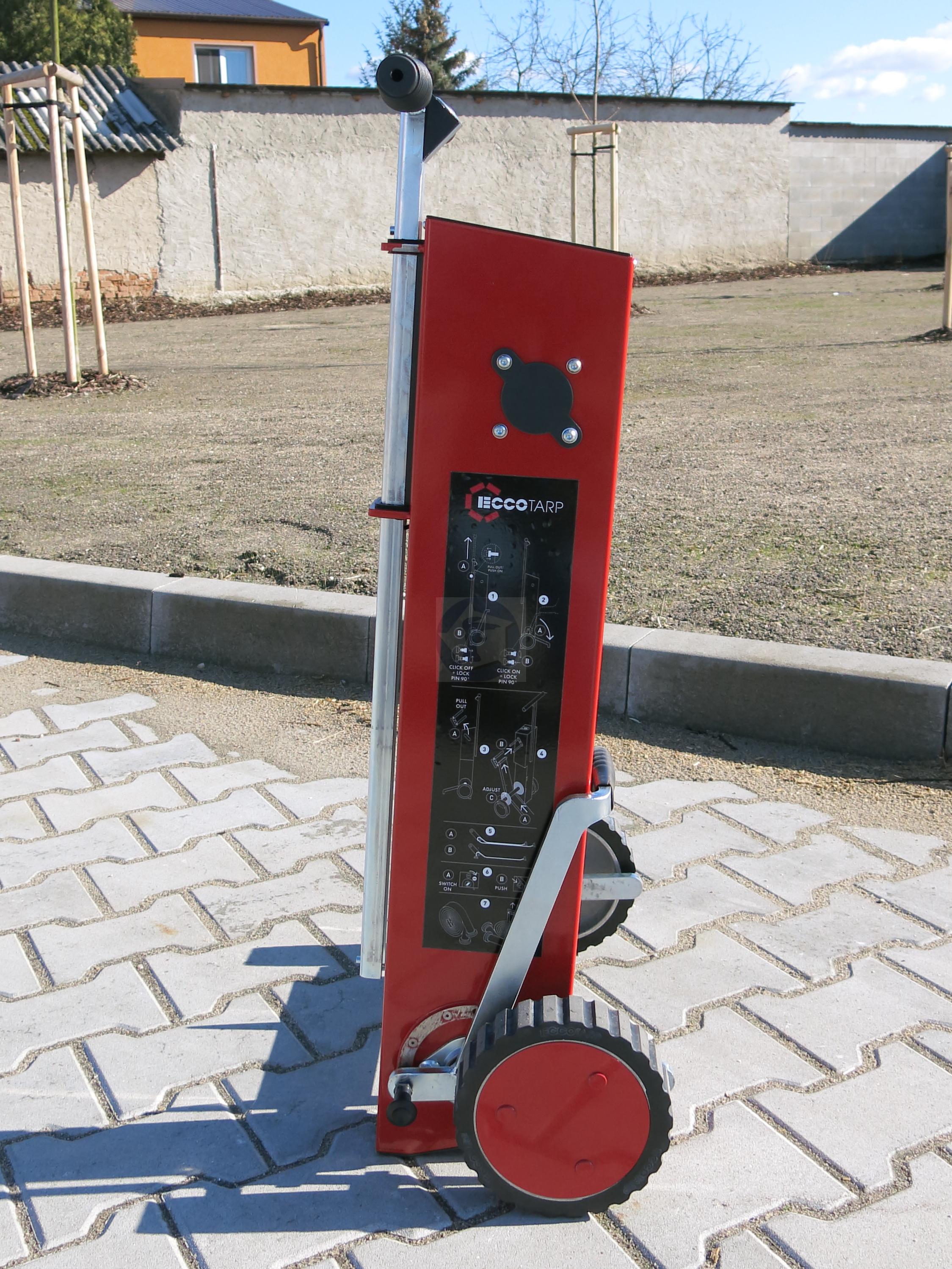 Elektrický navíjač požiarnych hadíc ET-ROLLER s batériou LI-ion