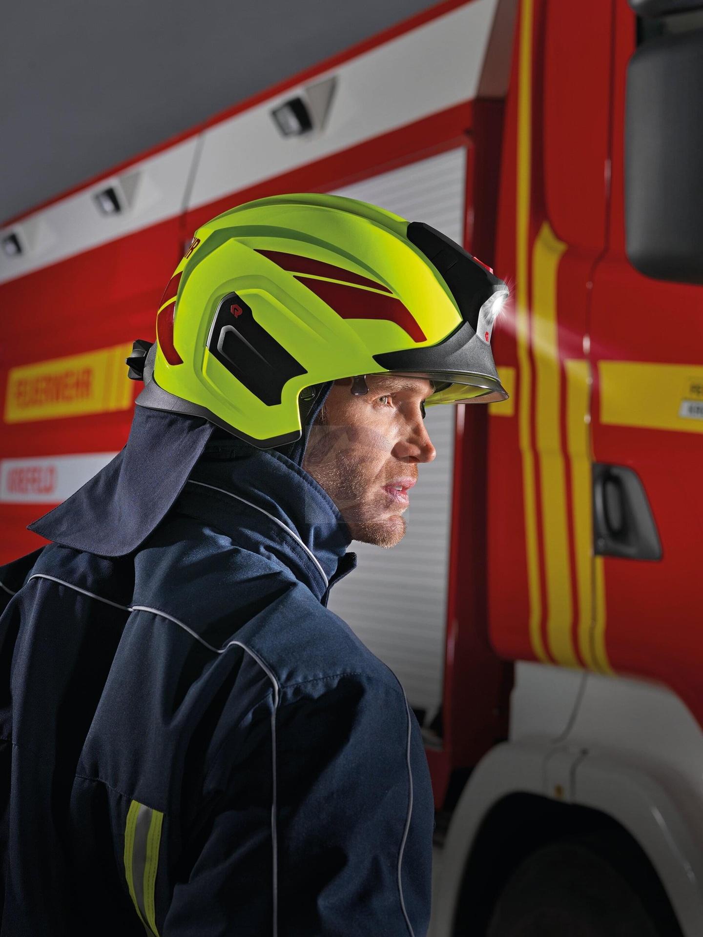 Zásahová prilba ROSENBAUER HEROS TITAN - číry štít 