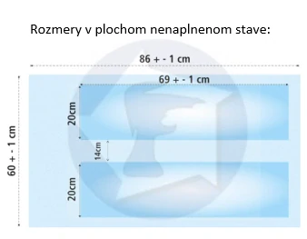 Samoplniace protipovodňové vrecia dvojkomorové