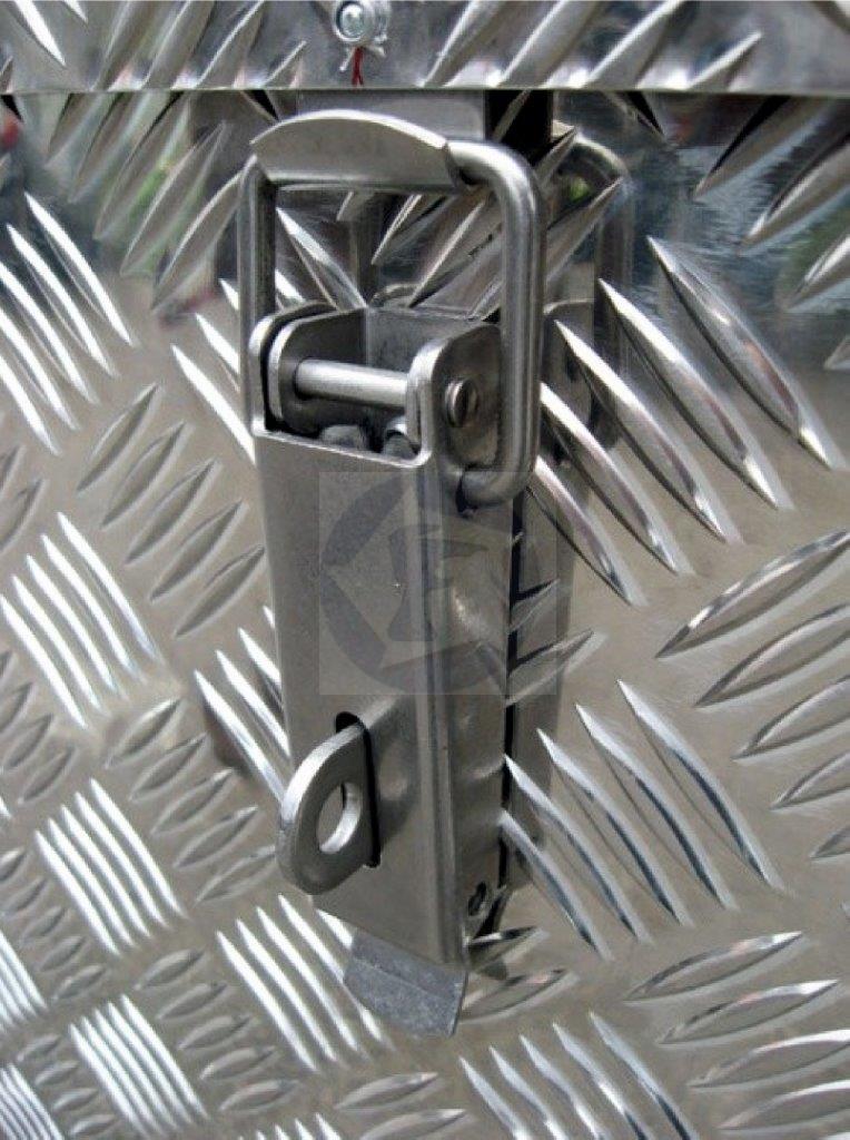 Hliníková transportná debna z ryhovaného plechu - 470 l