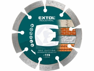 Kotúč rezný diamantový Grab Cut, 230mm, EXTOL INDUSTRIAL