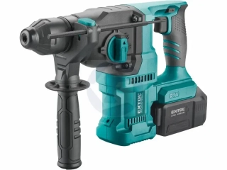 Kladivo vŕtacie aku Share20V, 1x 4Ah, SDS-plus, 2,6J, bezuhlíkový motor, EXTOL INDUSTRIAL- s akumulátorom a nabíjačkou