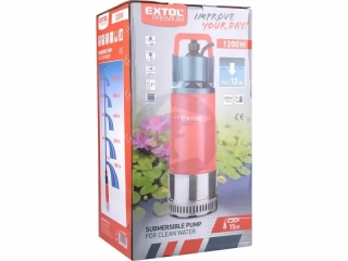 Čerpadlo ponorné s tlakovým spínačom 1200W, max. 6000l/h, výtlak 40m, EXTOL PREMIUM