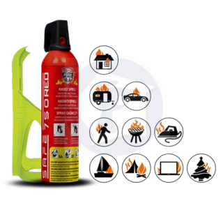 SET Hasiaci sprej SAFE 750 RED + držiak SAFE 75F