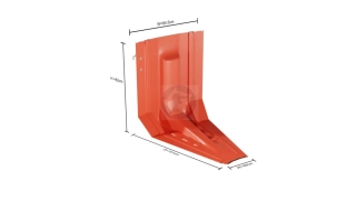 Rohová protipovodňová bariéra NoFloods EasyWall T80 – Inward / Outward
