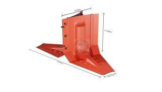 Rohová protipovodňová bariéra NoFloods EasyWall T100 – vnútorný / vonkajší roh (Inward / Outward)