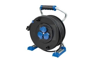 Xperts káblový bubon IP44 s gumovým káblom