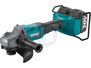 Brúska uhlová Share20V, 2x 4Ah, 150mm, 40V bezuhlíkový motor, EXTOL INDUSTRIAL