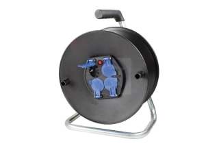 Káblový bubon bez kábla IP20 s 4 zásuvkami pre interiér