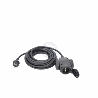 Predlžovací kábel s 3 zásuvkami IP44 gumový H07RN-F 3G2,5