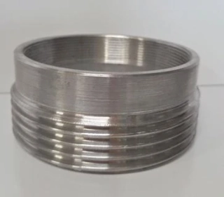 Prechod hliníkový 4" vnútorný závit / Rd 130 vonkajší závit – A110
