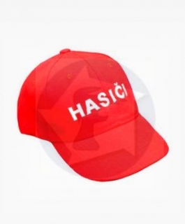 Šiltovka Junior HASIČI detská - červená