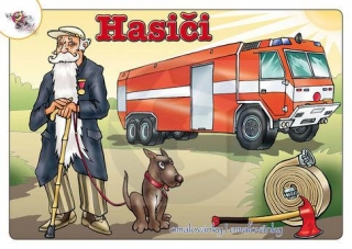Omaľovánka Hasiči
