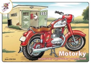 Omaľovánka Motorky