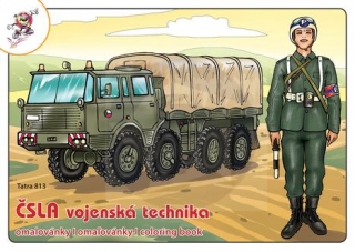 Omaľovánka Vojenská technika