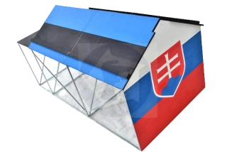 Domček rozkladací na štafetu