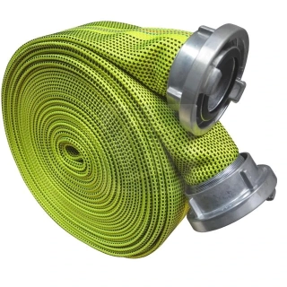 Zásahová hadica / FLAMMENFLEX B 65 RIBBFLEX KONTRAST žltá 20m