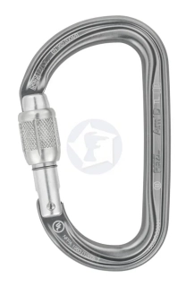 Karabína Petzl Am´D Screw-Lock - karabína D s poistkou zámku