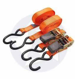 Pás sťahovací "gurtňa" s 2 hákmi, 5m x 25mm, sada 2ks