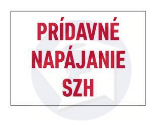Tabuľka PRÍDAVNÉ NAPÁJANIE SHZ