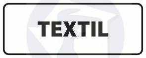 TEXTIL - značka na označenie odpadových nádob