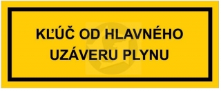 M43 - KĽÚČ OD HLAVNÉHO  UZÁVERU PLYNU